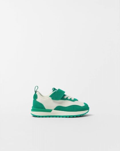 Contrast Green Sneakers