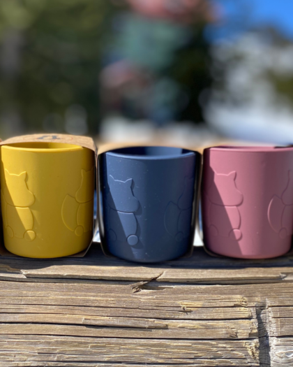 Vaso de silicona Ardillas