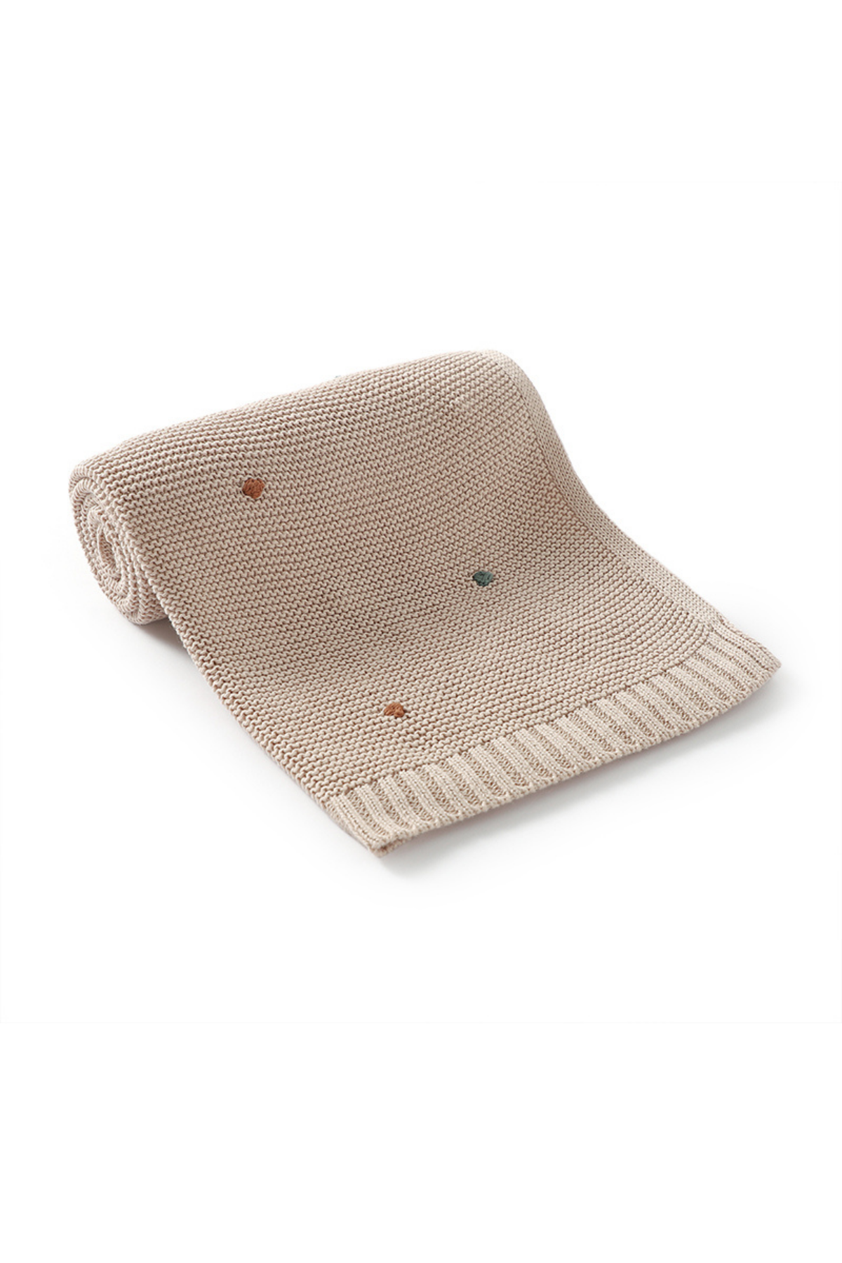 Manta de algodón Pompones - Imagen 4