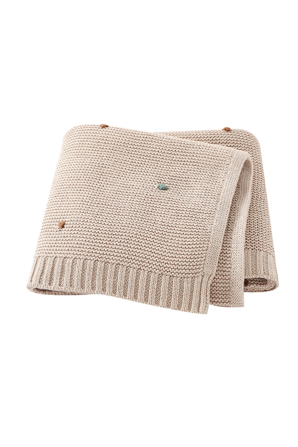 Manta de algodón Pompones - Imagen 3