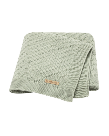 Manta tejida para bebé 3 estaciones